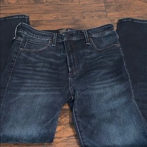 High waisted skinny jeans